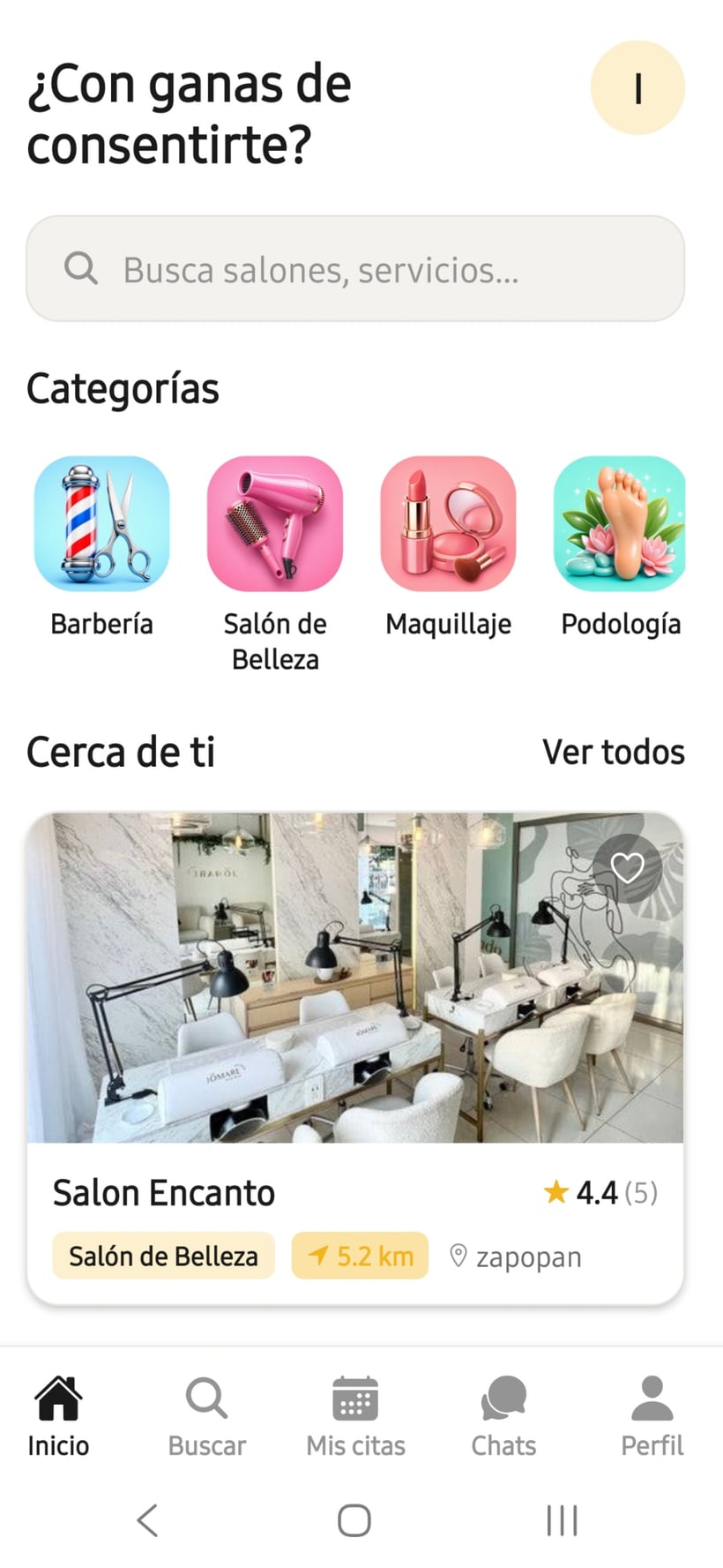 Buscador de salones en Buen Look