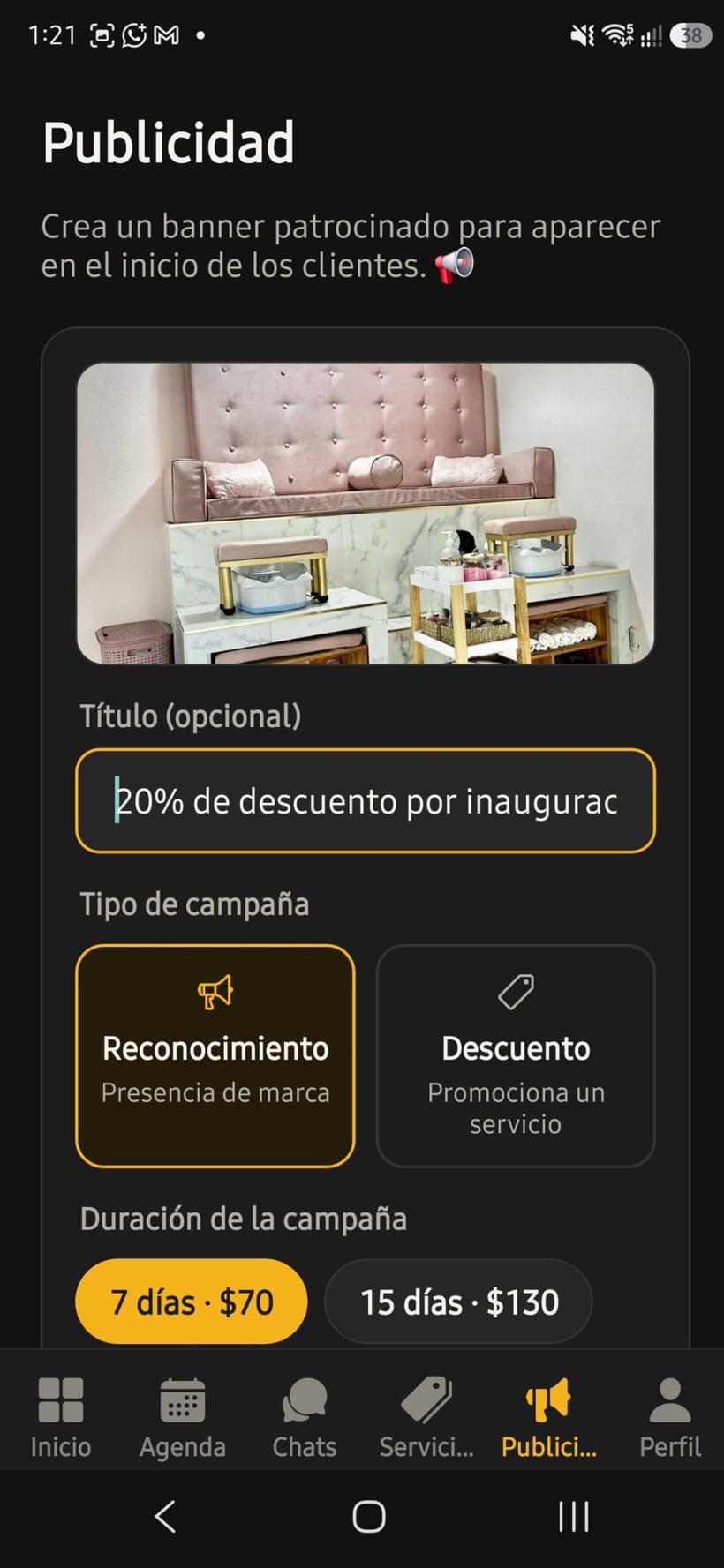 Promociones y salón destacado en Buen Look
